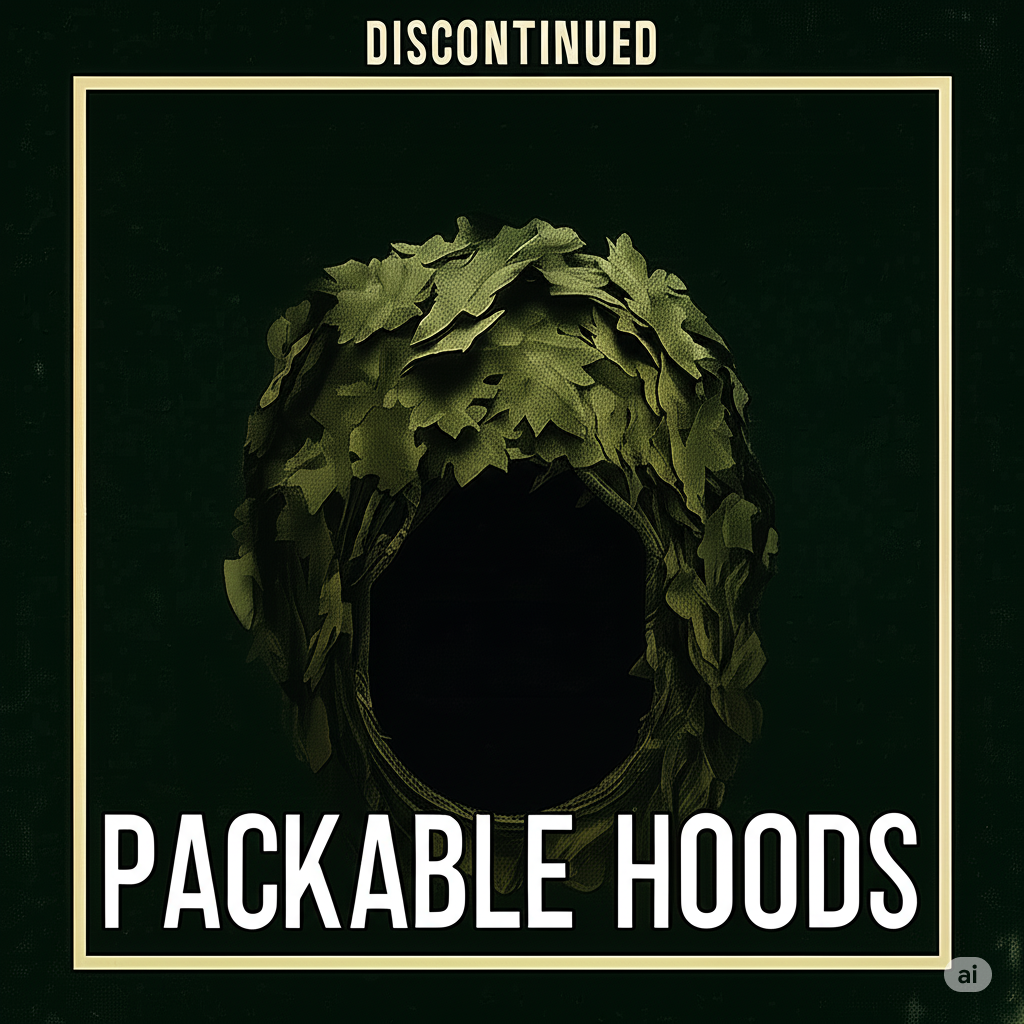 Discontinued Packable Hoods