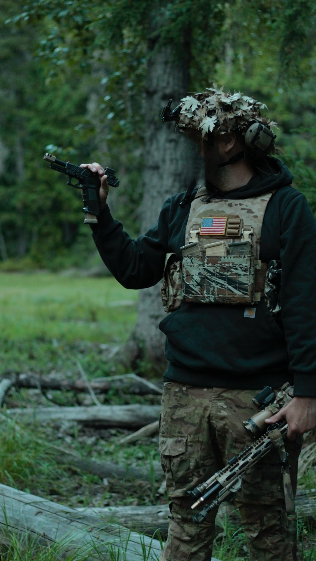 CS Natural Leaf Cut Helmet Scrims