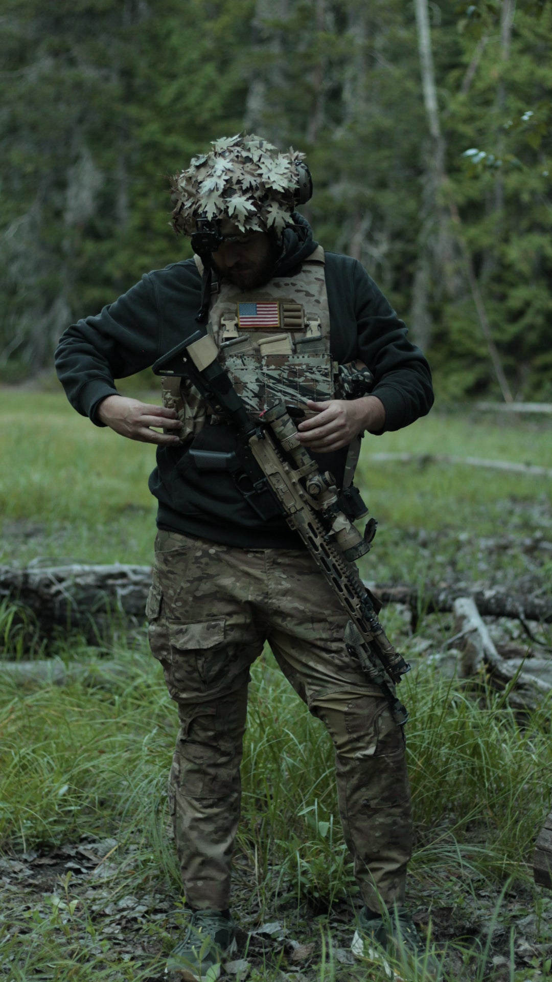 CS Natural Leaf Cut Helmet Scrims