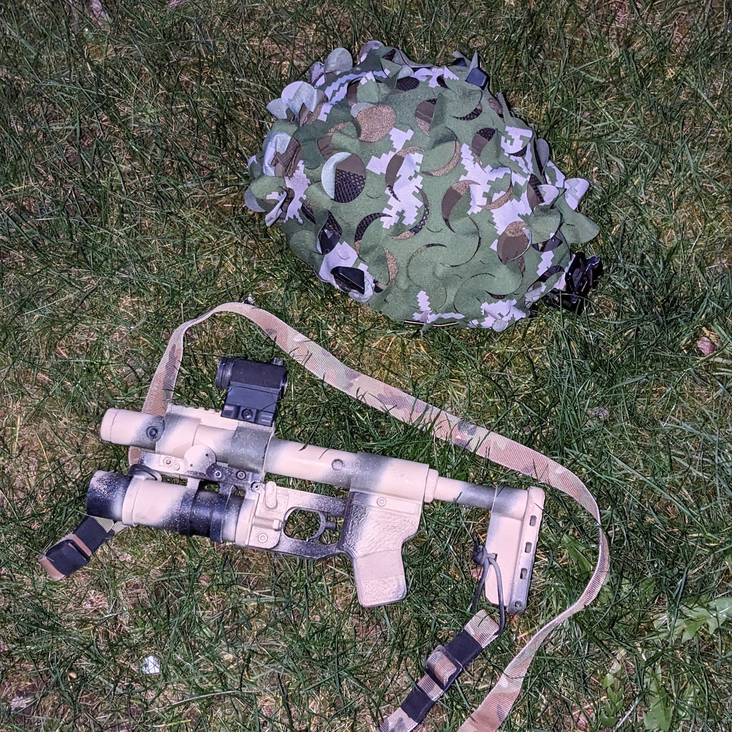 CS C Cut Helmet Scrims